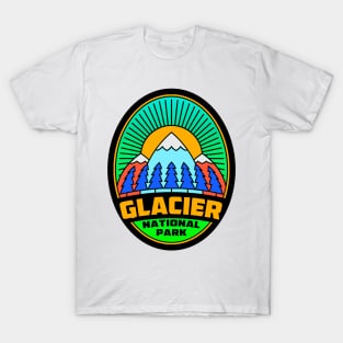 Glacier National Park Montana Hike Hiking T-Shirt